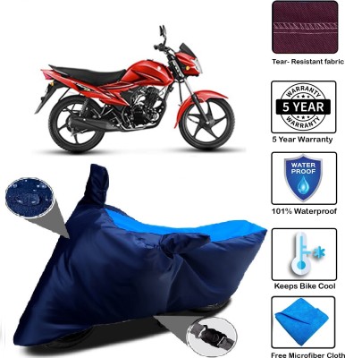 MISSION COLLECTION Waterproof Two Wheeler Cover for Suzuki(Hayate, Blue)