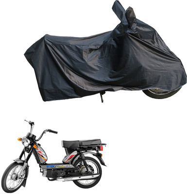 Motodreka Waterproof Two Wheeler Cover for TVS(Heavy Duty Super XL, Black)
