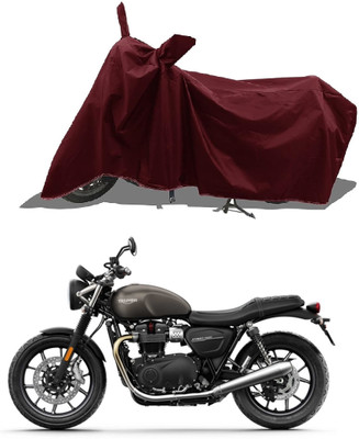 DeepShakshi AUTOMOTIVE Waterproof Two Wheeler Cover for TVS(Wego, Maroon)