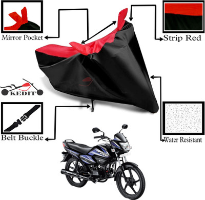 DeepShakshi AUTOMOTIVE Two Wheeler Cover for Hero(Splendor NXG, Red, Black)