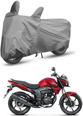 MMSSTAR Waterproof Two Wheeler Cover for Honda(CB Trigger, Grey)