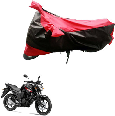 Mdstar Waterproof Two Wheeler Cover for Yamaha(FZ, Black, Red)