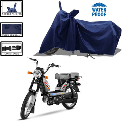 WMIZEXA Waterproof Two Wheeler Cover for TVS(Blue)