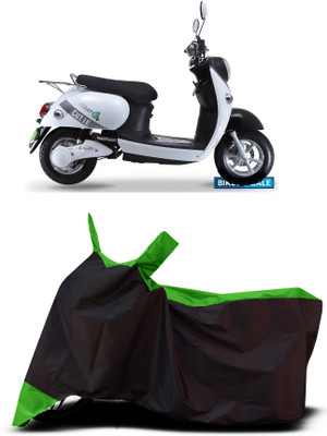 VESMEI Two Wheeler Cover for Okinawa(Praise, Green)