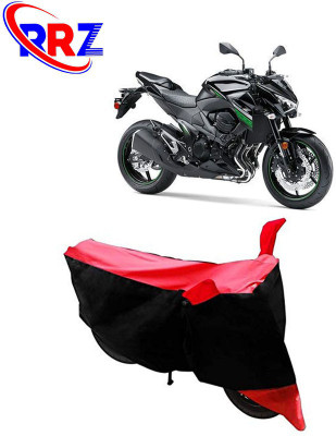 RRZ Waterproof Two Wheeler Cover for Kawasaki(Z800, Black, Red)