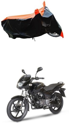 VESMEI Two Wheeler Cover for Bajaj(Pulsar 160 NS DTS-i, Orange)