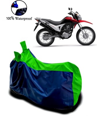 Autofly Waterproof Two Wheeler Cover for Honda(NXR 160, Blue, Green)