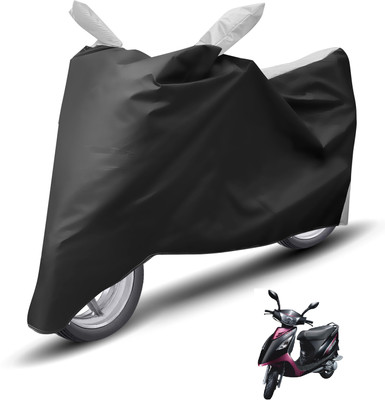 Caronix Waterproof Two Wheeler Cover for TVS(Streek, Silver)