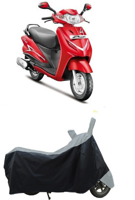 Coxtor Waterproof Two Wheeler Cover for Hero(Duet LX 110CC BS6, Grey)