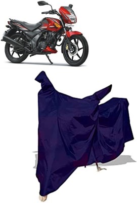 Amexride Two Wheeler Cover for TVS(Flame DS 125, Blue)