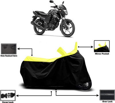 Amexride Two Wheeler Cover for Yamaha(SZ RR V2.0, Yellow)