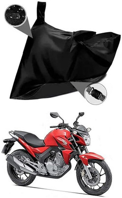 AASHTIK MART Two Wheeler Cover for Honda(CB Twister, Black)