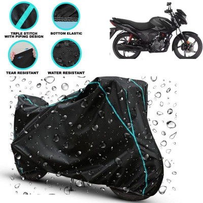DeepShakshi AUTOMOTIVE Waterproof Two Wheeler Cover for Hero(Glamour, Black)