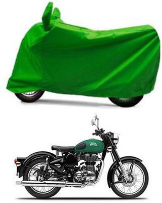 Furious3D Two Wheeler Cover for Royal Enfield(Meteor, Green)