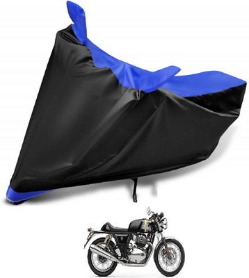 Auto Hub Two Wheeler Cover for Royal Enfield(Continental GT 650, Blue)