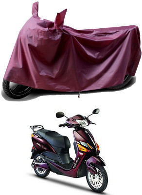 THE REAL ARV Waterproof Two Wheeler Cover for Hero(Electric Optima Plus BS6, Maroon)