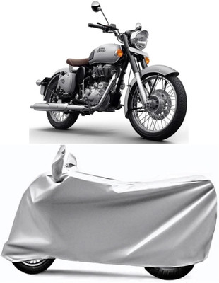 V VINTON Two Wheeler Cover for Royal Enfield(Classic 350, Grey)
