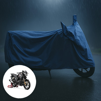 PAGORA Waterproof Two Wheeler Cover for TVS(Apache 150, Blue)