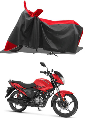 RAQTRO Waterproof Two Wheeler Cover for Hero(Glamour i3s, Black)