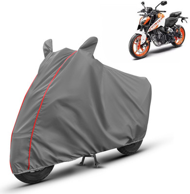 AUTOMOZEXO Waterproof Two Wheeler Cover for KTM(250 Duke, Grey)