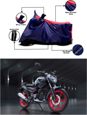 Mdstar Waterproof Two Wheeler Cover for TVS(Raider, Red, Blue)