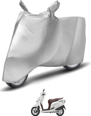 Caronix Waterproof Two Wheeler Cover for Honda(Aviator, Silver)