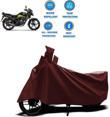 AASHTIK MART Two Wheeler Cover for Honda(SP 125, Maroon)