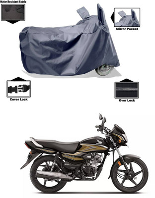 GOSHIV-car and bike accessories Waterproof Two Wheeler Cover for Honda(Grey)