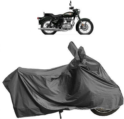 DIGGU Two Wheeler Cover for Royal Enfield(Standardv, Grey)