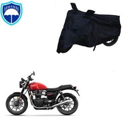 MMSSTAR Waterproof Two Wheeler Cover for Triumph(Twin spark, Black)