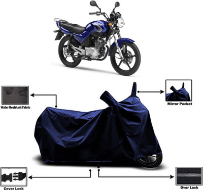 KEDIT Two Wheeler Cover for Yamaha(YBR 125, Blue)