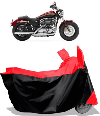 Amexride Two Wheeler Cover for Harley Davidson(1200 Custom, Multicolor)