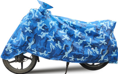 Euro Care Waterproof Two Wheeler Cover for Honda(CB Trigger, Blue)