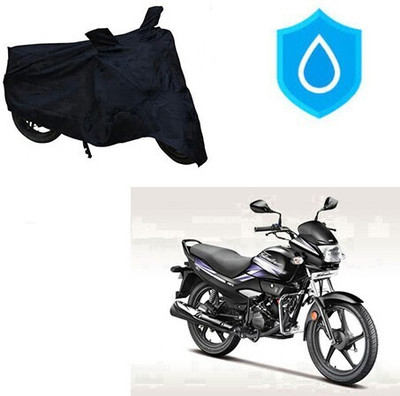 HYBRIDS COLLECTION Two Wheeler Cover for Hero(Super Splendor, Black)