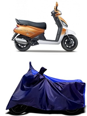 VESMEI Two Wheeler Cover for Mahindra(Gusto 125 BS6, Blue)