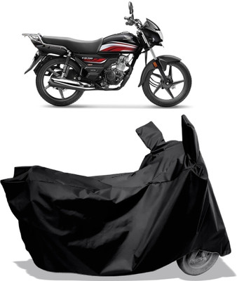 Amexride Two Wheeler Cover for Hero(CD 110 Dream, Black)
