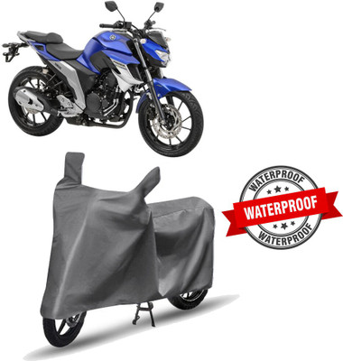 THE REAL ARV Two Wheeler Cover for Yamaha(FZ25, Grey)
