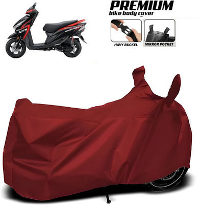 smwzxyu Waterproof Two Wheeler Cover for Hero, Honda, Bajaj, TVS, Suzuki(Maroon)