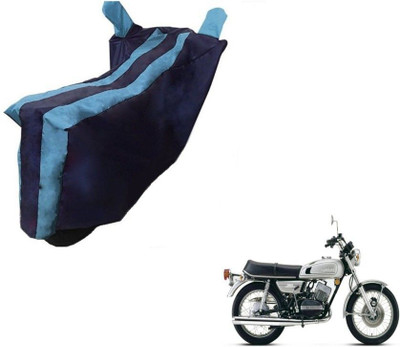 Mdstar Waterproof Two Wheeler Cover for Yamaha(RD 350, Black, Blue)