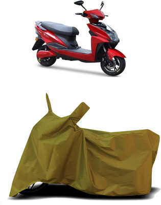 VESMEI Two Wheeler Cover for Techo Electra(Raptor BS6, Blue)