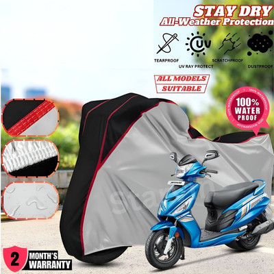 Starvin Waterproof Two Wheeler Cover for Hero(Maestro, Silver)