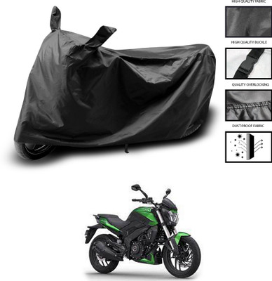 DeepShakshi AUTOMOTIVE Two Wheeler Cover for Bajaj(Dominar 400, Black)