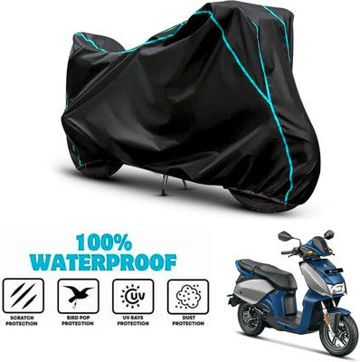 SnehaSales Waterproof Two Wheeler Cover for Hero(Motocorp Electric Scooter, Black)