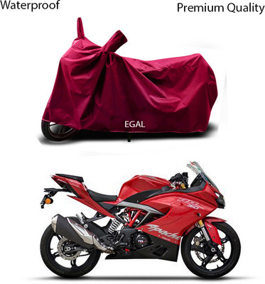 EGAL Waterproof Two Wheeler Cover for TVS(Apache RR 310, Maroon)