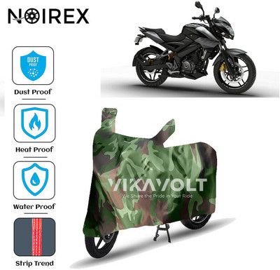 NOIREX Waterproof Two Wheeler Cover for Bajaj(Pulsar NS 200, Green)