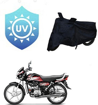 MMSSTAR Waterproof Two Wheeler Cover for Hero(HF Deluxe, Black)