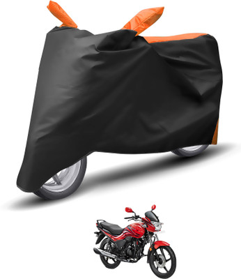 Caronix Waterproof Two Wheeler Cover for Hero(Passion Xpro, Orange)