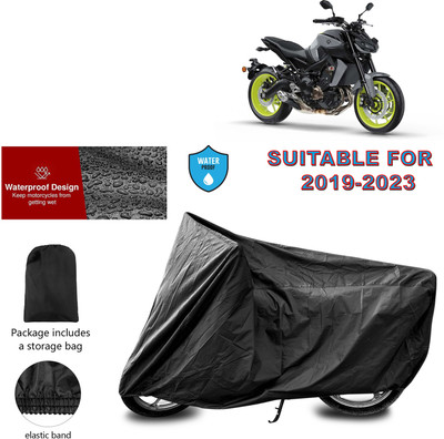 CODOKI Waterproof Two Wheeler Cover for Yamaha(MT 9, Black)