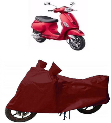 KASHYAP ENTERPRISE Waterproof Two Wheeler Cover for Piaggio(Vespa SXL, Maroon)