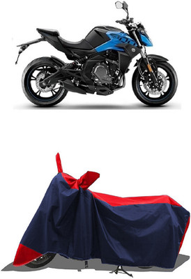 SUGASHRI Waterproof Two Wheeler Cover for CFMoto(400NK, Red, Blue)